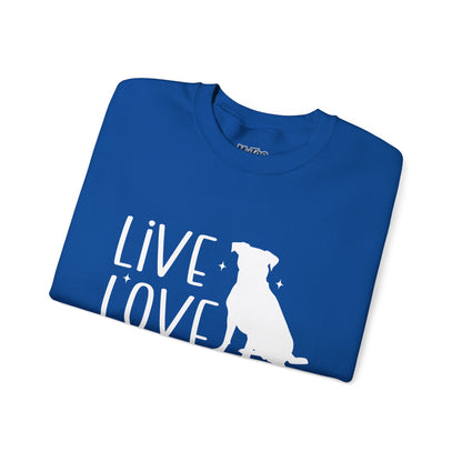 Live Love Rescue Crewneck Sweatshirt | Cozy Pet-Lover Gift