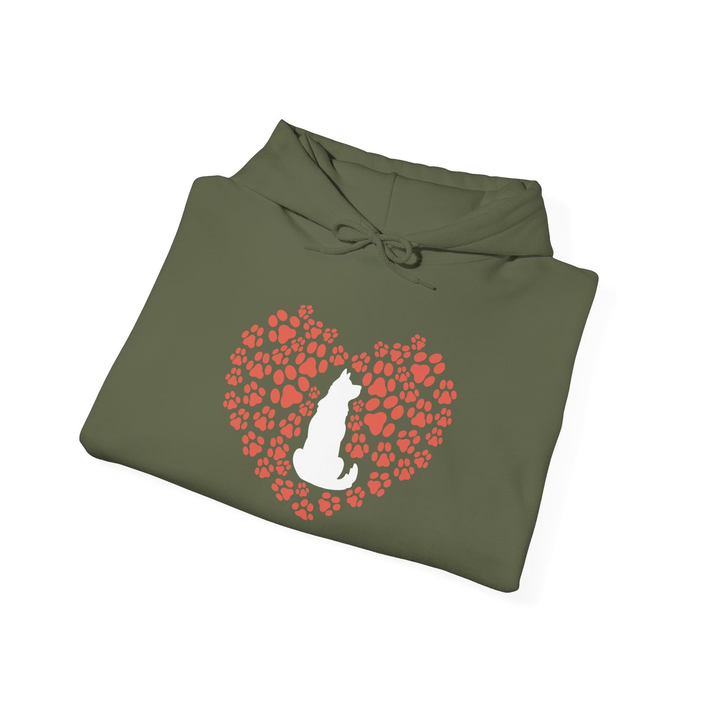 Heart Of A Cat – Minimalist Pet Lover Hoodie