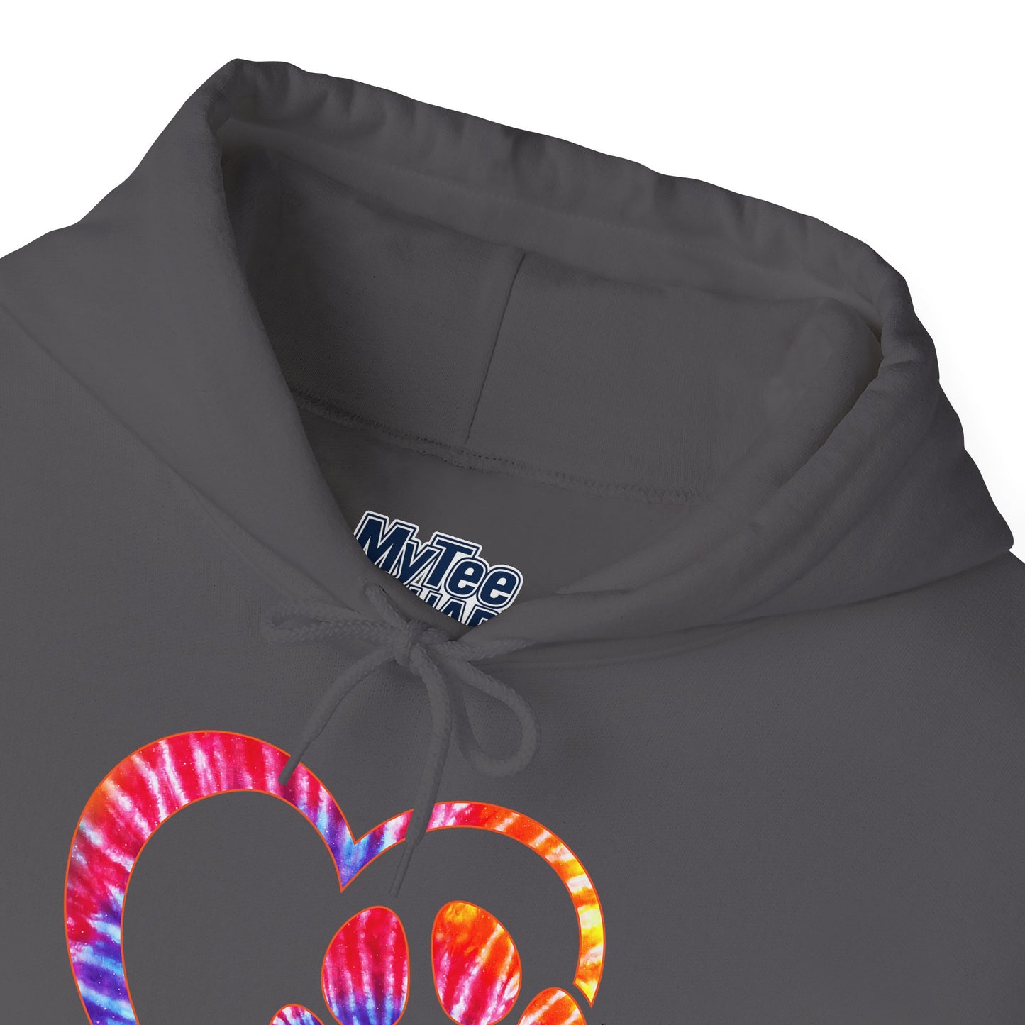 Paw Love Tie-Dye Hoodie – Wear Your Heart In Color