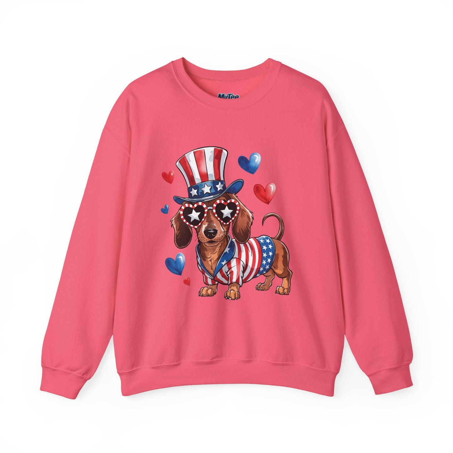 Patriotic Dachshund Dog Unisex Sweatshirt