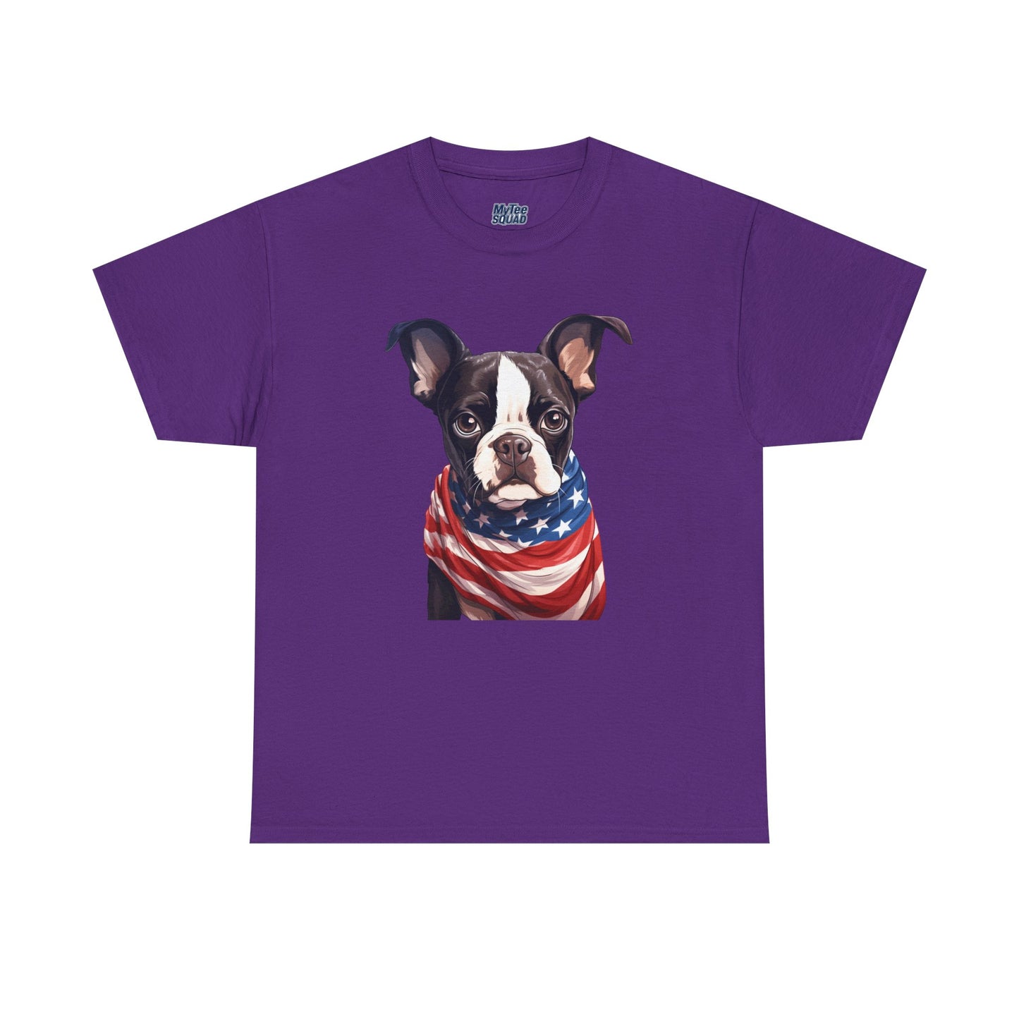 Patriotic Boston Terrier Unisex T-Shirt