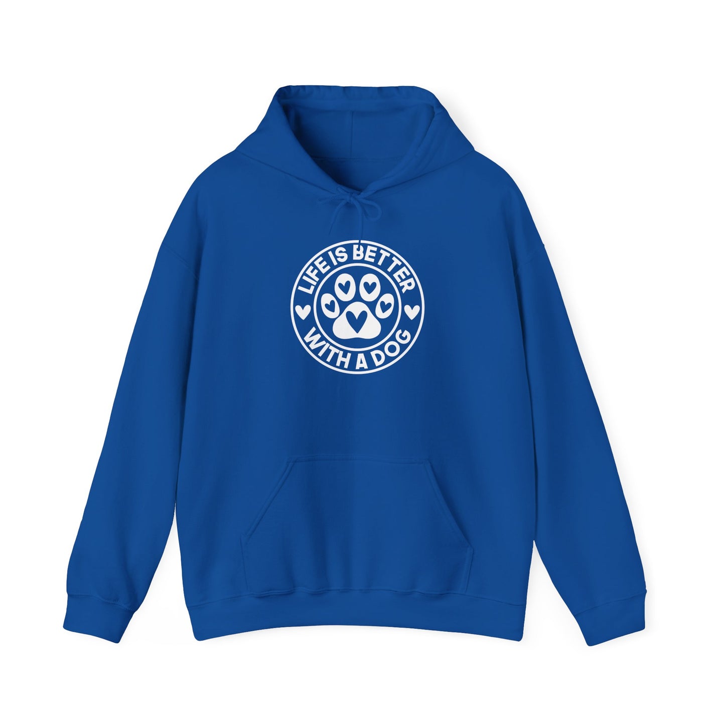 "Life Is Better With A Dog" Unisex Hoodie | Dog-Themed Apparel
