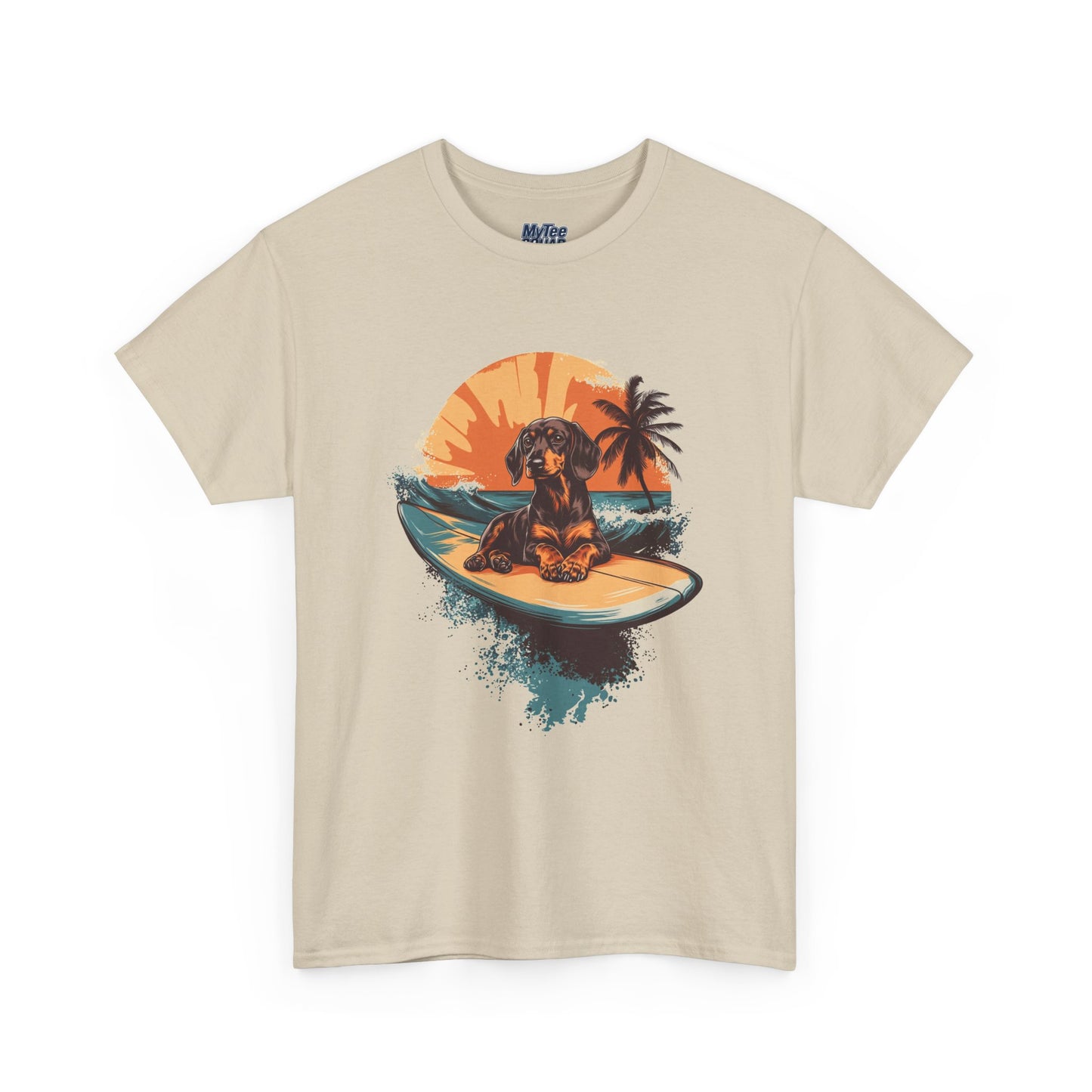 Dachshund Beach Vibes T-Shirt – Chill Summer Dog Style