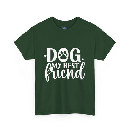 Dog My Best Friend Unisex Heavy Cotton T-Shirt | Pet Owner Apparel