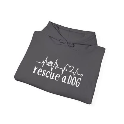 Rescue A Dog Hoodie Pet Lover Unisex Sweatshirt | Adoption Awareness Apparel