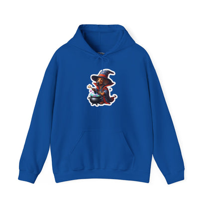 Dachshund Wizard Unisex Hoodie – Bewitching Dog Graphic