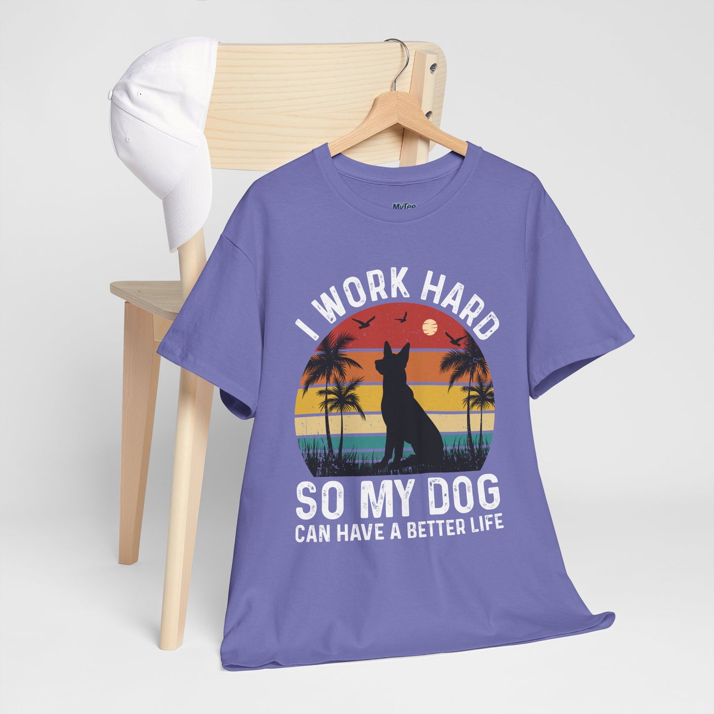 I Work Hard So My Dog Can Chill Unisex T-Shirt