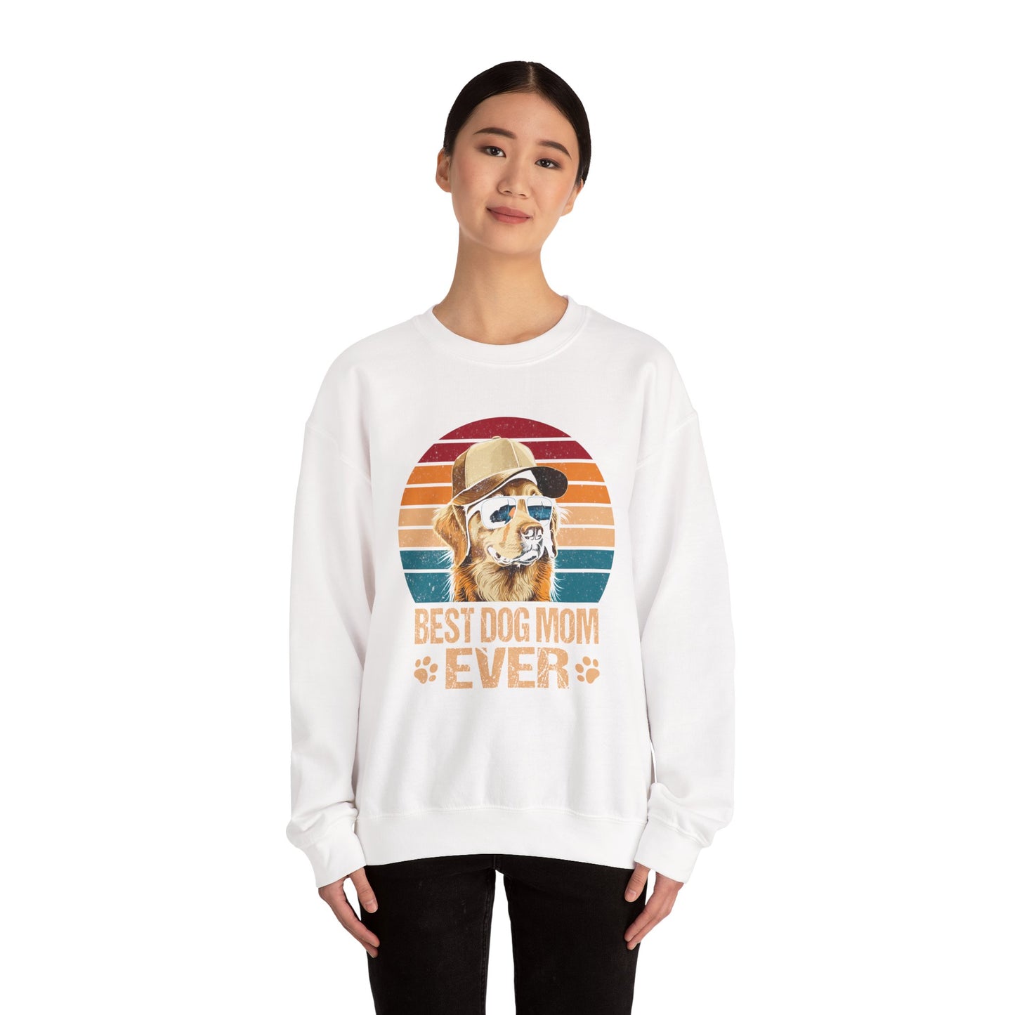 Best Dog Mom Ever Golden Retriever Sweatshirt