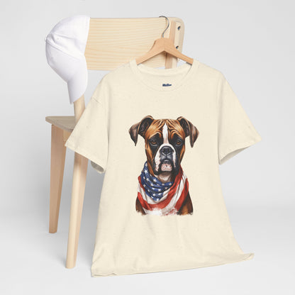 Patriotic Boxer Unisex T-Shirt