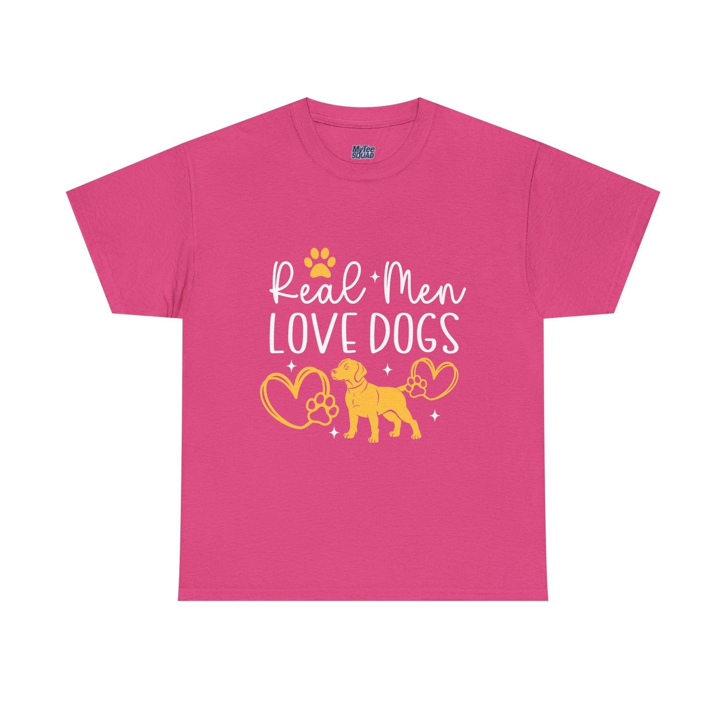 Real Men Love Dogs Cotton T-Shirts | Dog Lover