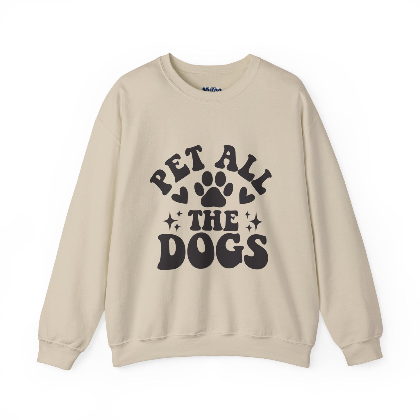 Pet All The Dogs Crewneck Sweatshirt | Cozy Dog Lover Gift