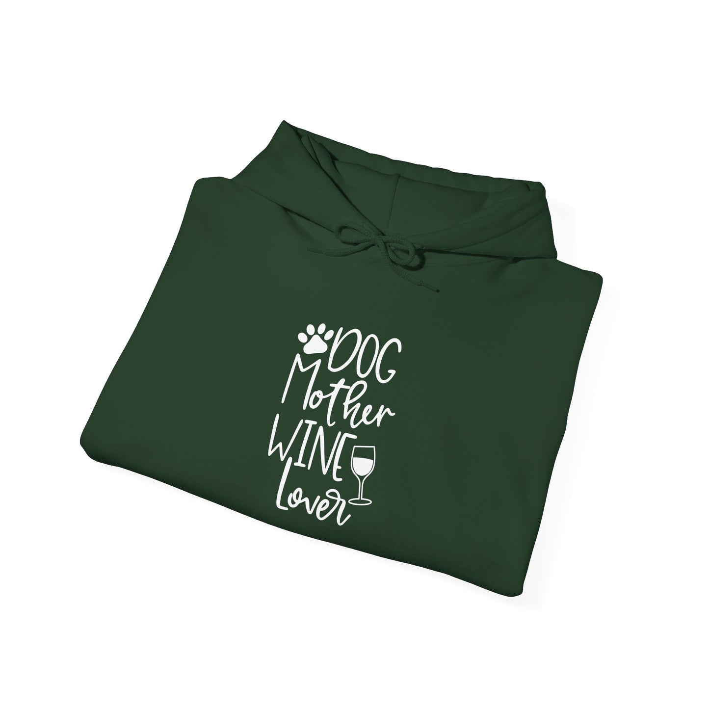 Dog Mother Wine Lover Hoodie | Gift For Dog Moms