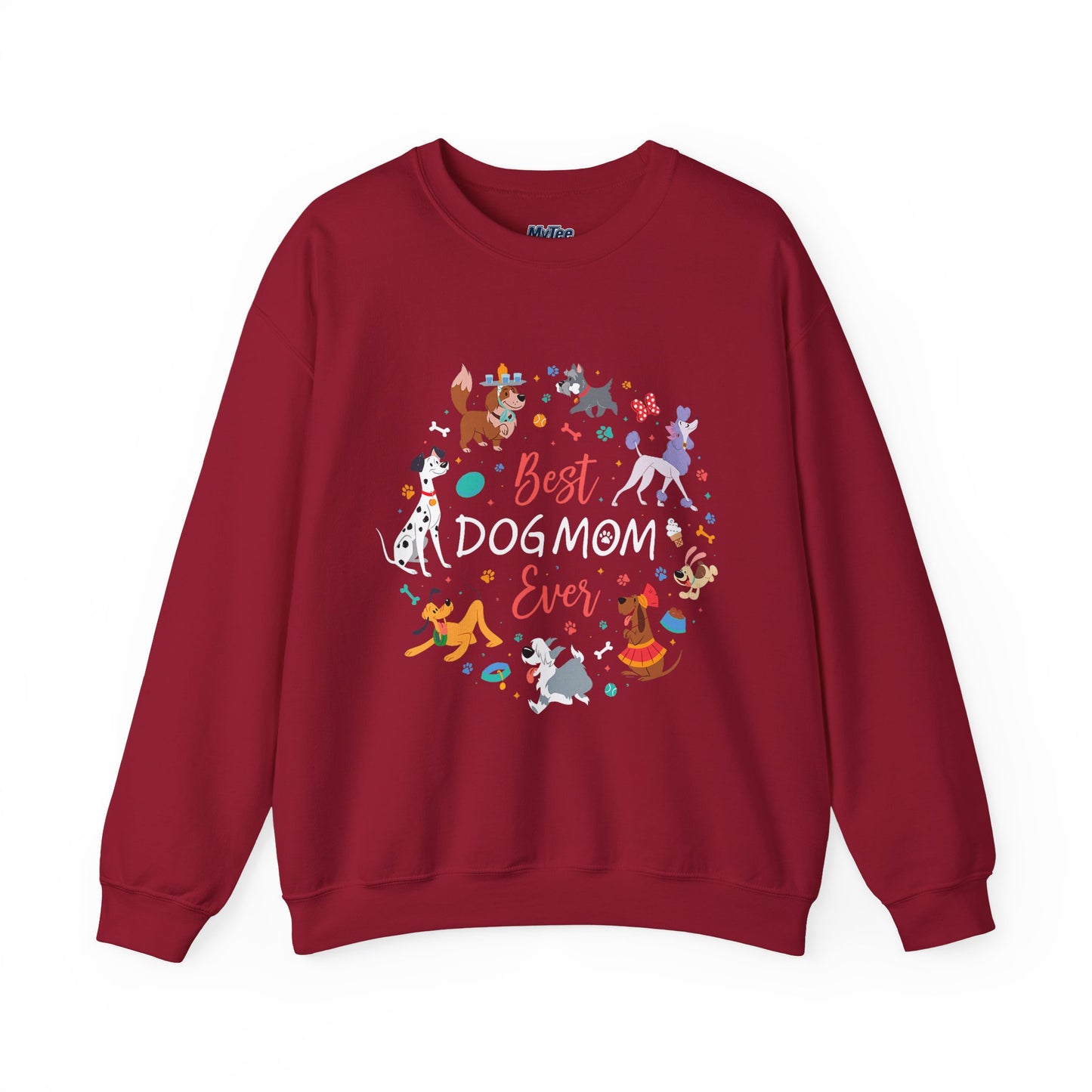 Best Dog Mom Ever Sweatshirt | Warm & Furry Crewneck
