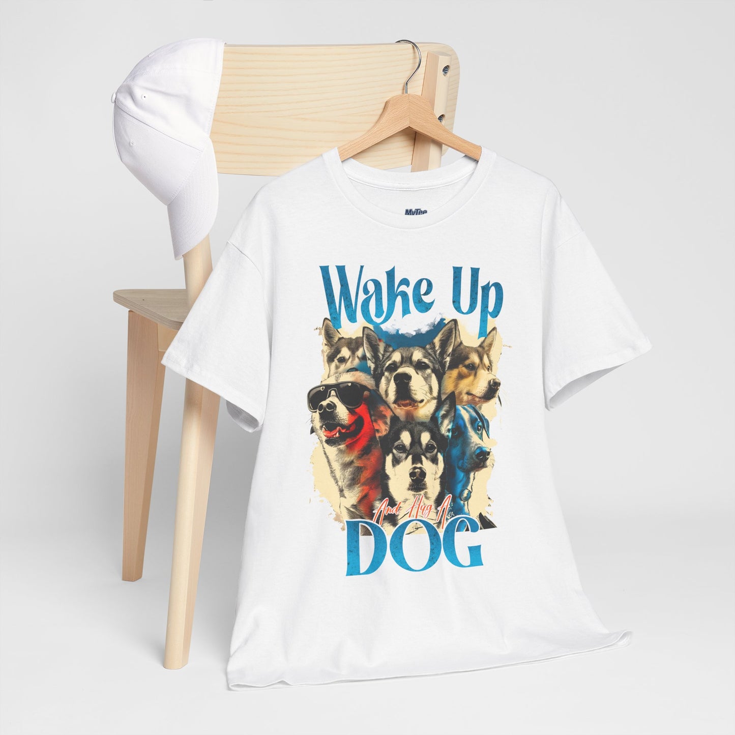 Wake Up Dog Unisex Cotton Tee