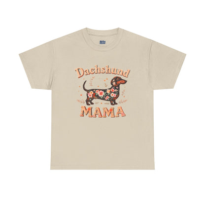 Dachshund Mama T-Shirt – Cute Floral Pup Lover Tee