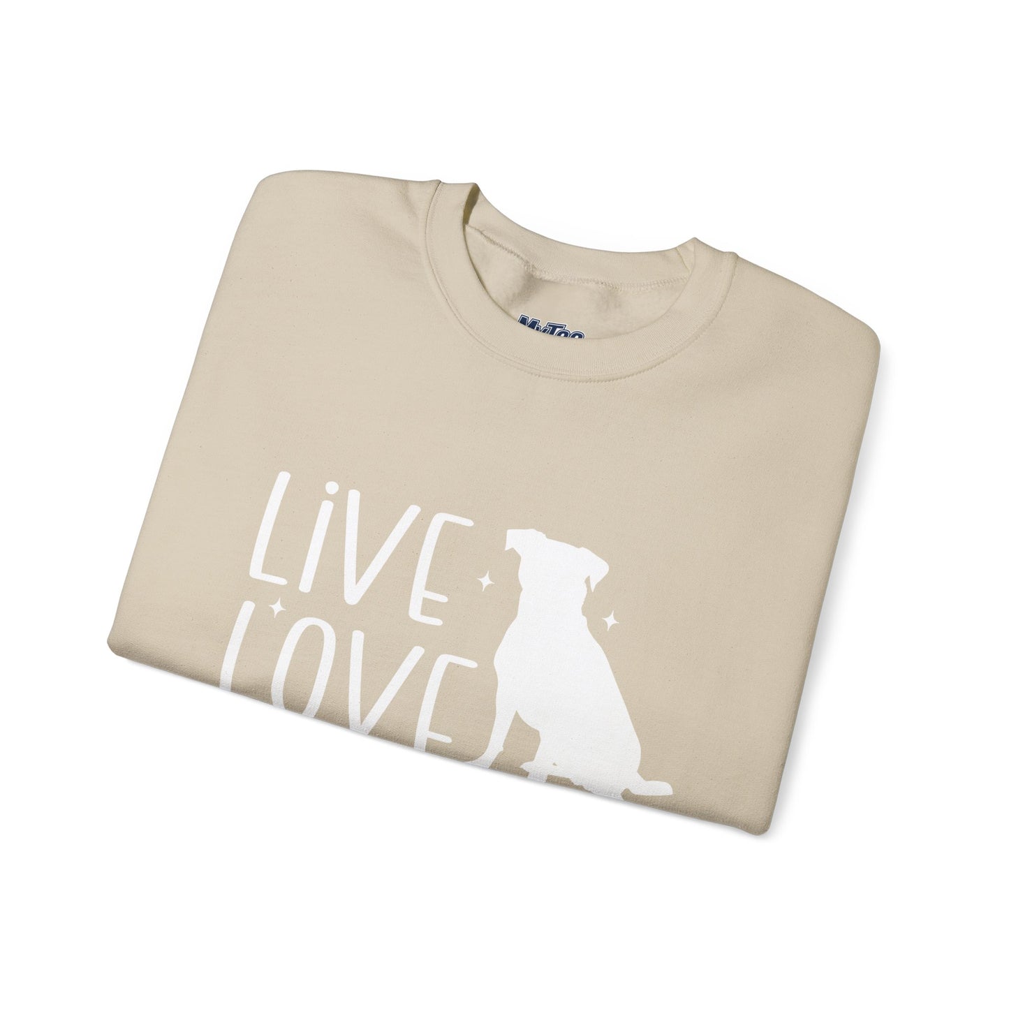Live Love Rescue Crewneck Sweatshirt | Cozy Pet-Lover Gift
