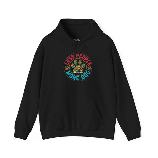 Less People More Dog Unisex Hoodie | Cozy Pet Lover Apparel