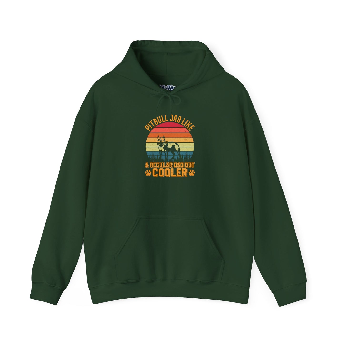 'Pitbull Dad Like A Regular Dad But Cooler' Cozy Hoodie