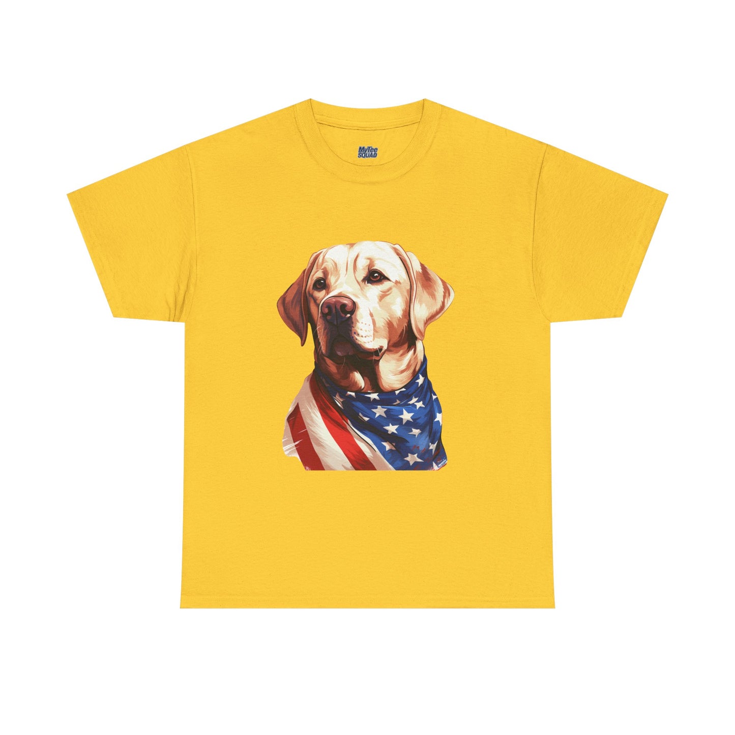 Patriotic Labrador In Stars & Stripes Unisex T Shirts