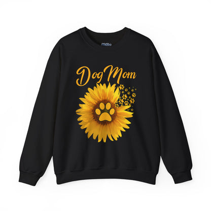 Sunflower Soul, Dog Mom Heart Sweatshirt