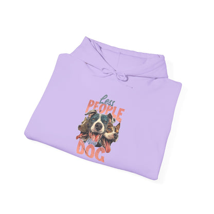 Less People More Dog Unisex Hoodie – Cozy Statement For Dog People