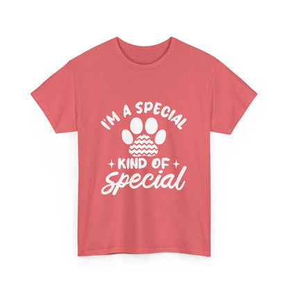 I'M A SPECIAL, DOG KIND OF SPECIAL Casual PAW Cotton T-shirt