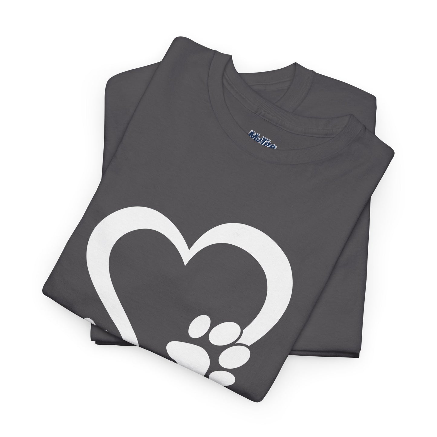Heart With Paw Print Love T-shirt