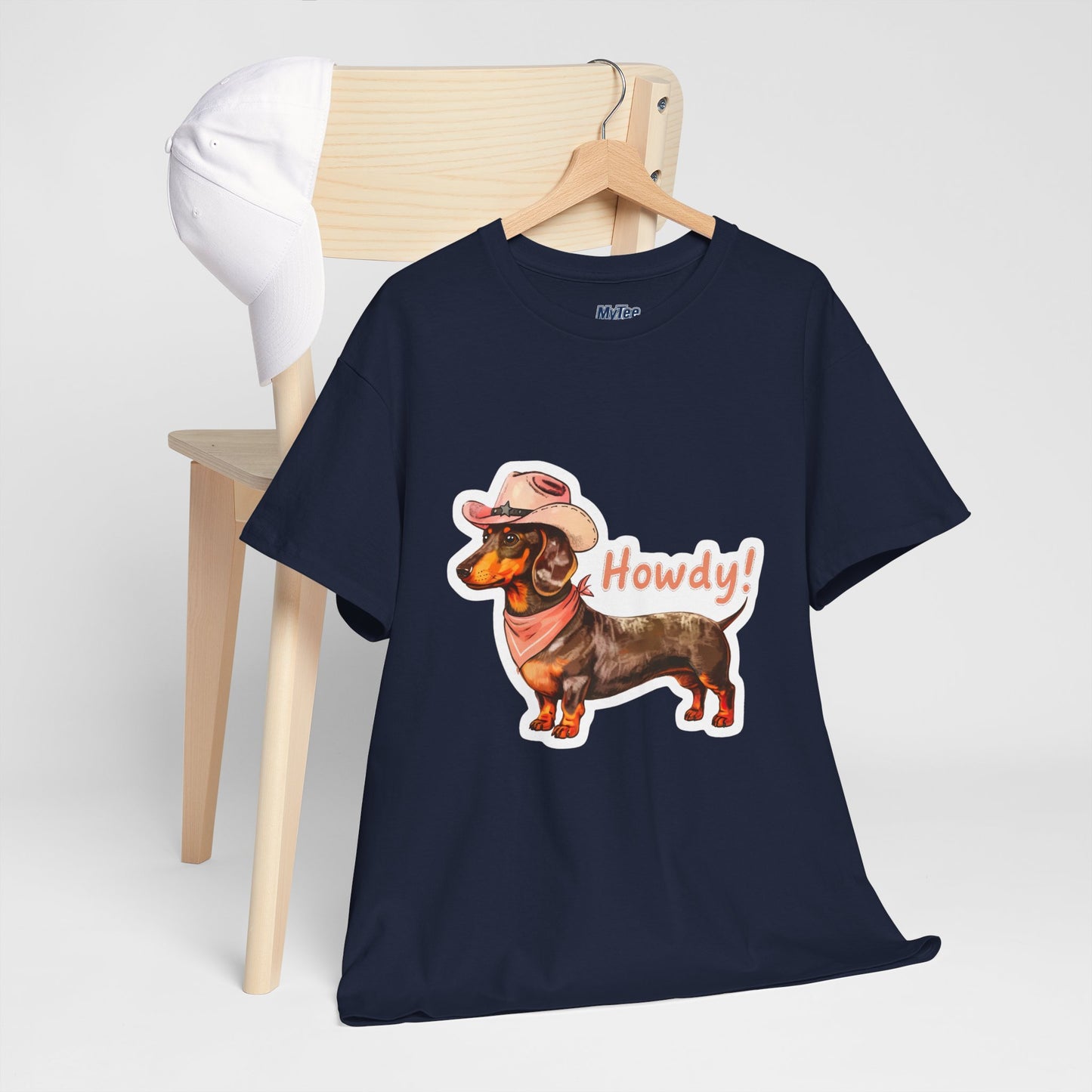 Dachshund Howdy Unisex T-Shirt – Southern Charm For Pup Fans