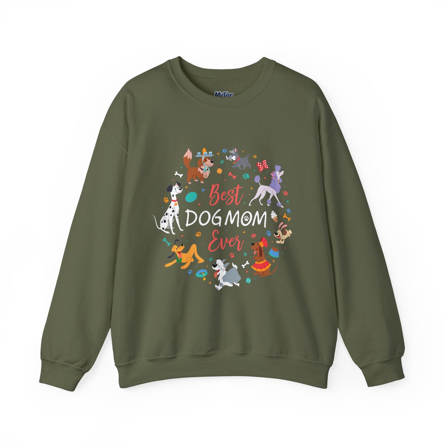 Best Dog Mom Ever Sweatshirt | Warm & Furry Crewneck