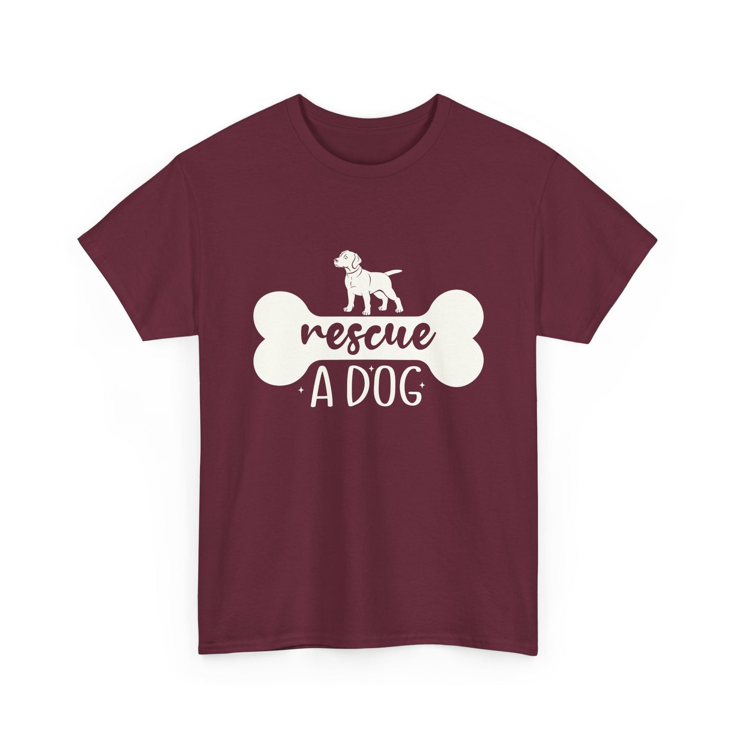 Rescue a Dog Unisex Cotton T-shirt | Dog Lover