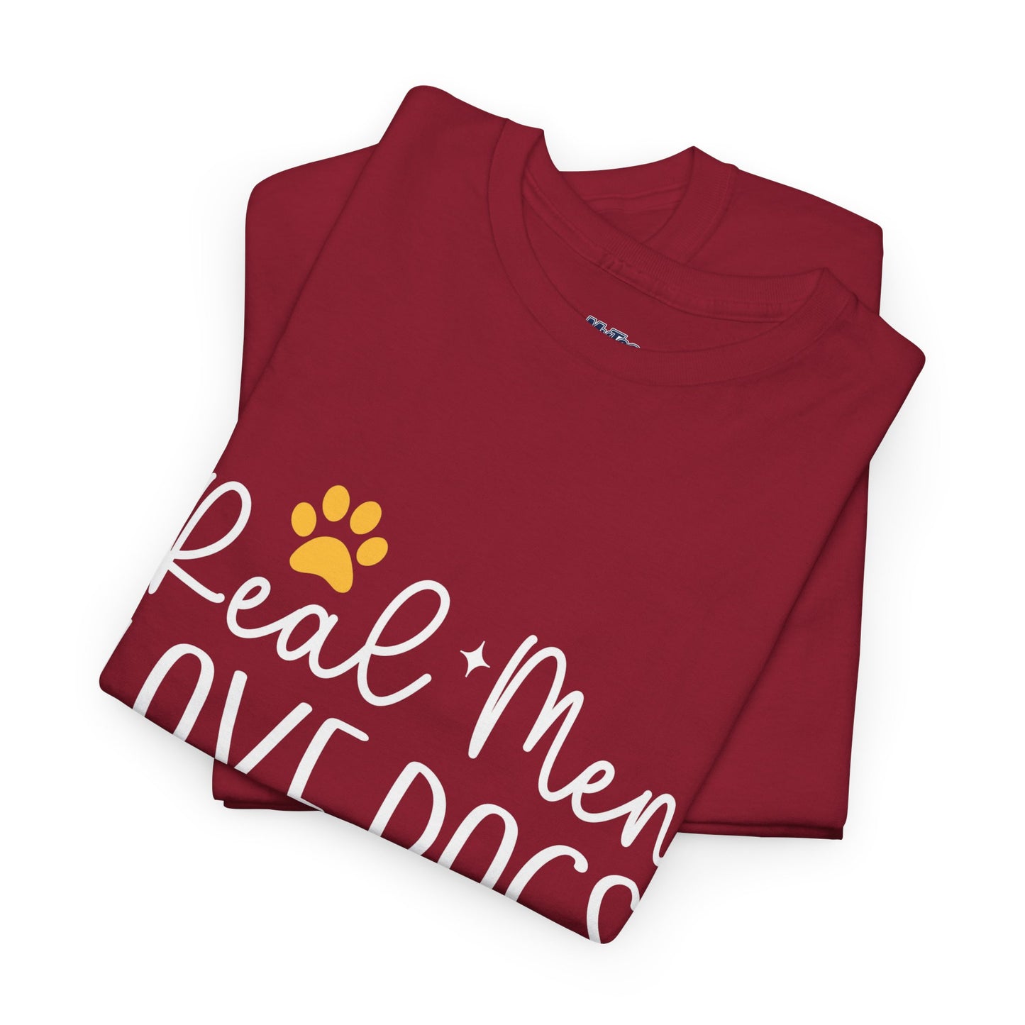 Real Men Love Dogs Cotton T-Shirts | Dog Lover