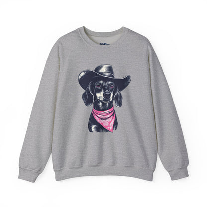 Dachshund Cowpoke Charm Sweatshirt – Soft Style With Attitude