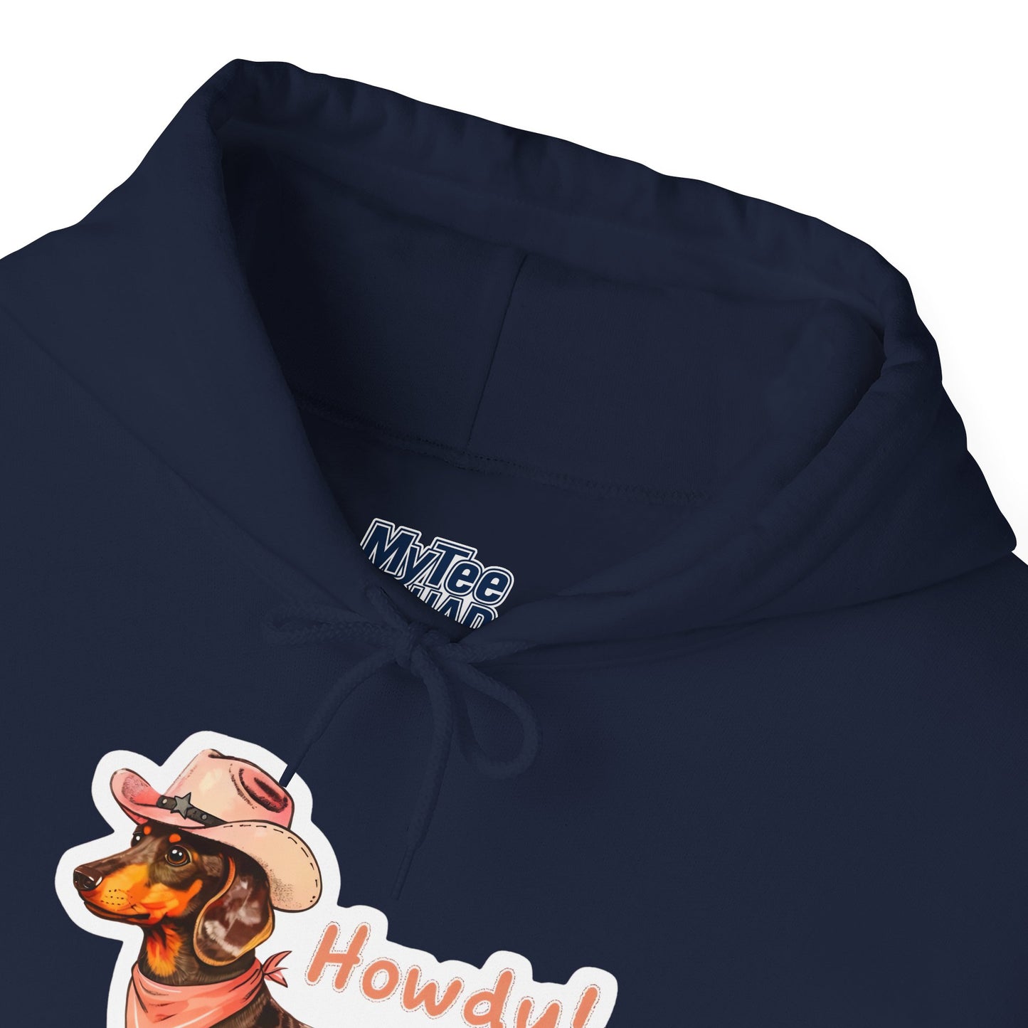 Dachshund Howdy Unisex Hoodie – For Proud Pup Parents With Western Soul