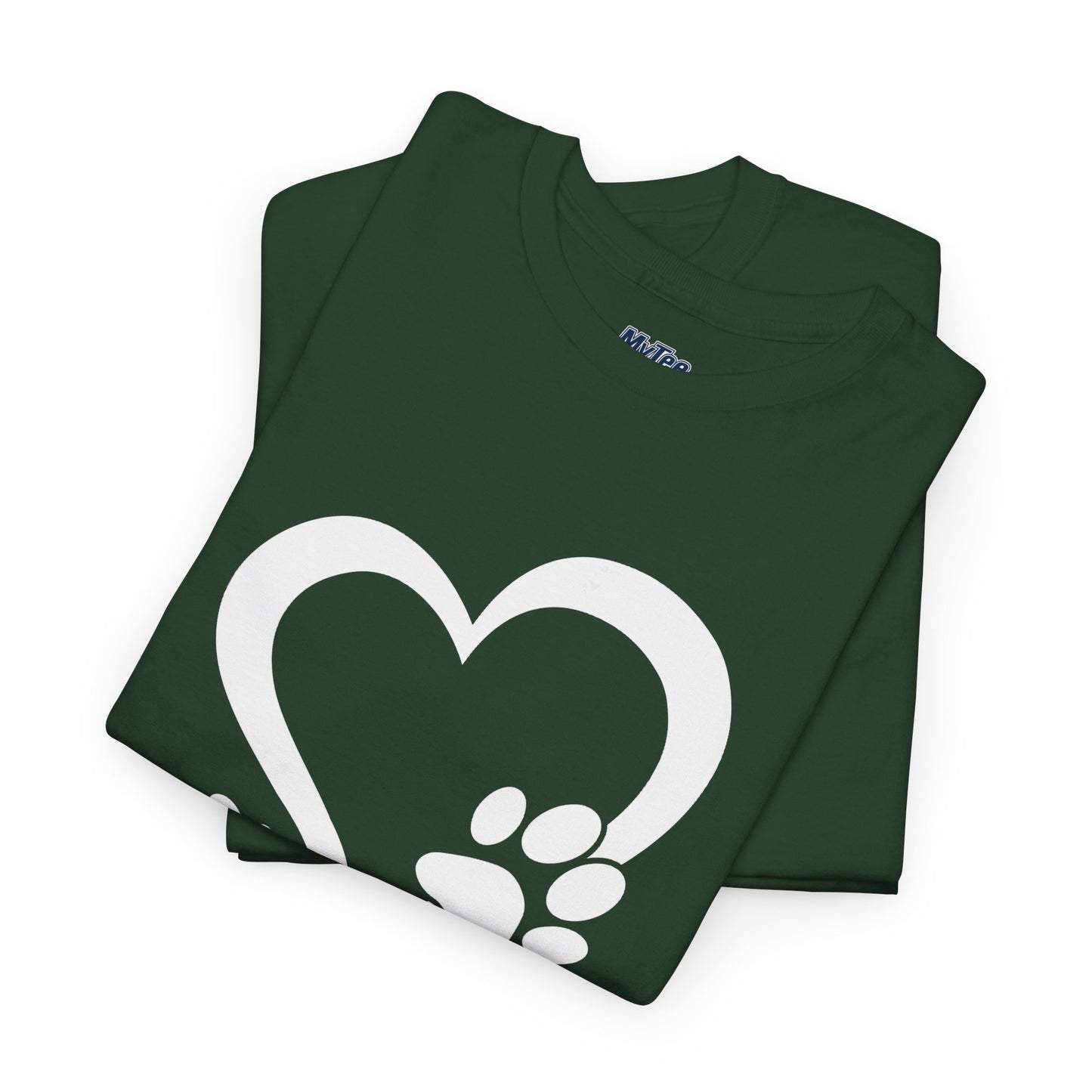Heart With Paw Print Love T-shirt