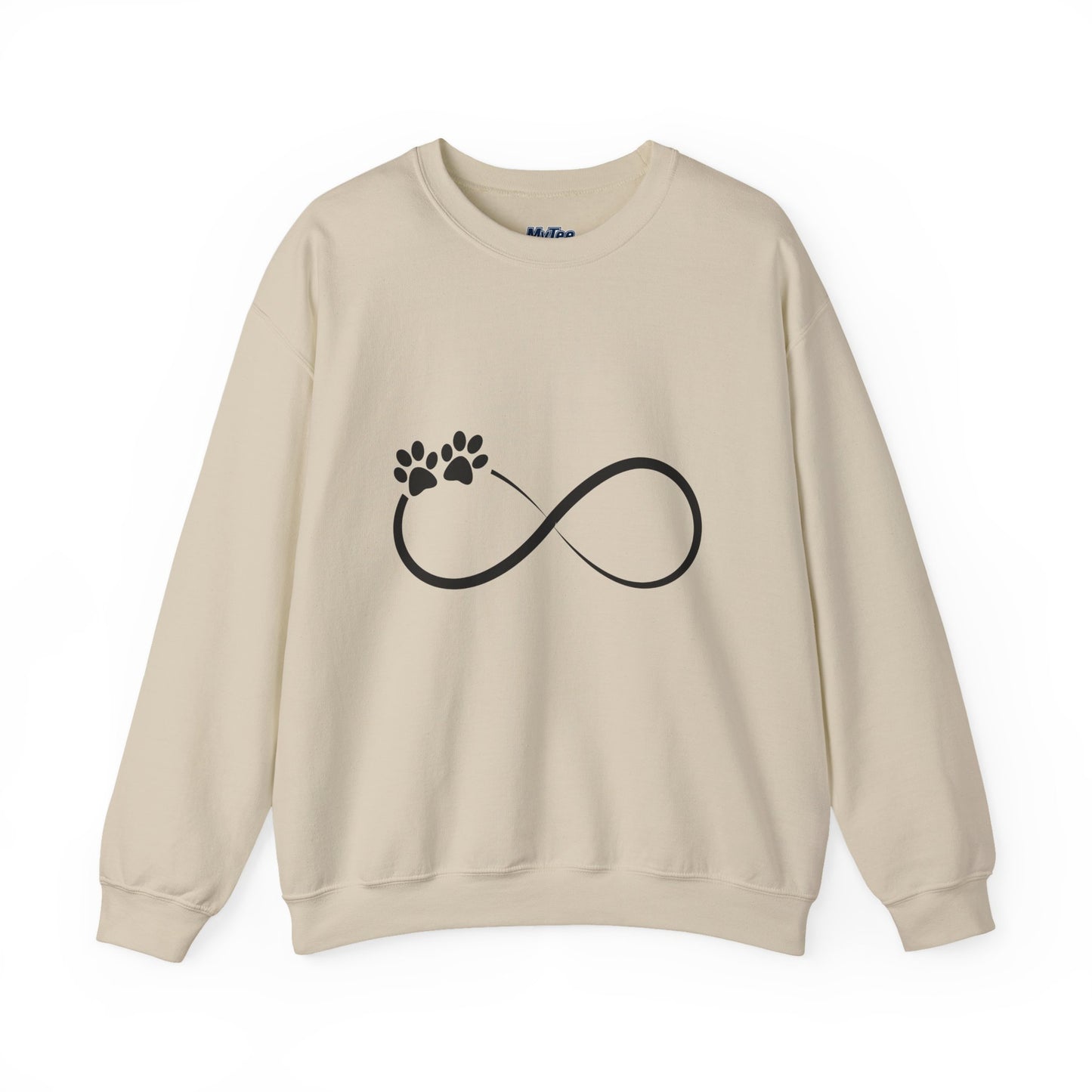 Infinity Paw Print Hoodie - Warm & Minimalist