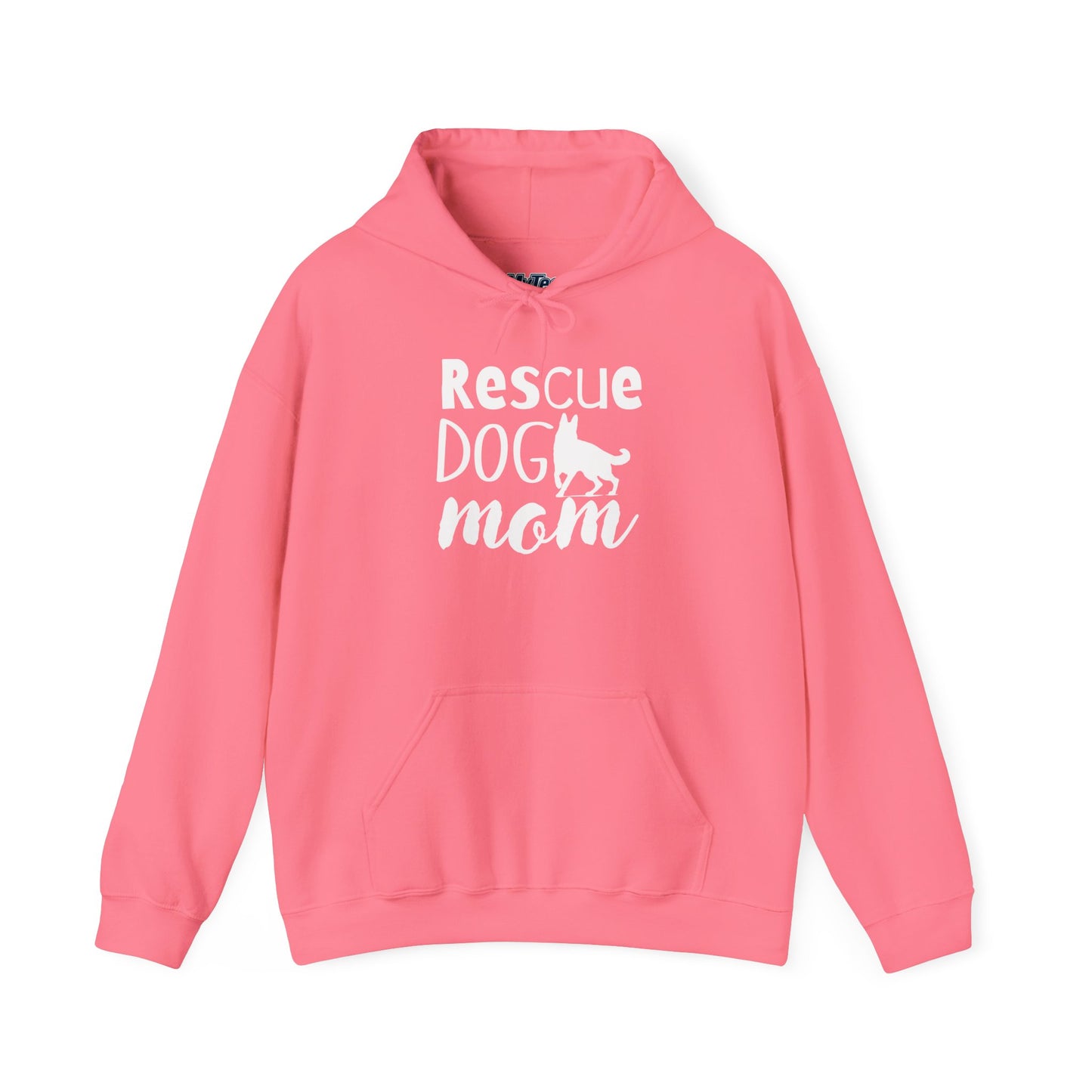 'Rescue Dog Mom Hoodie' - Cozy Sweatshirt for Pet Lover Mommies