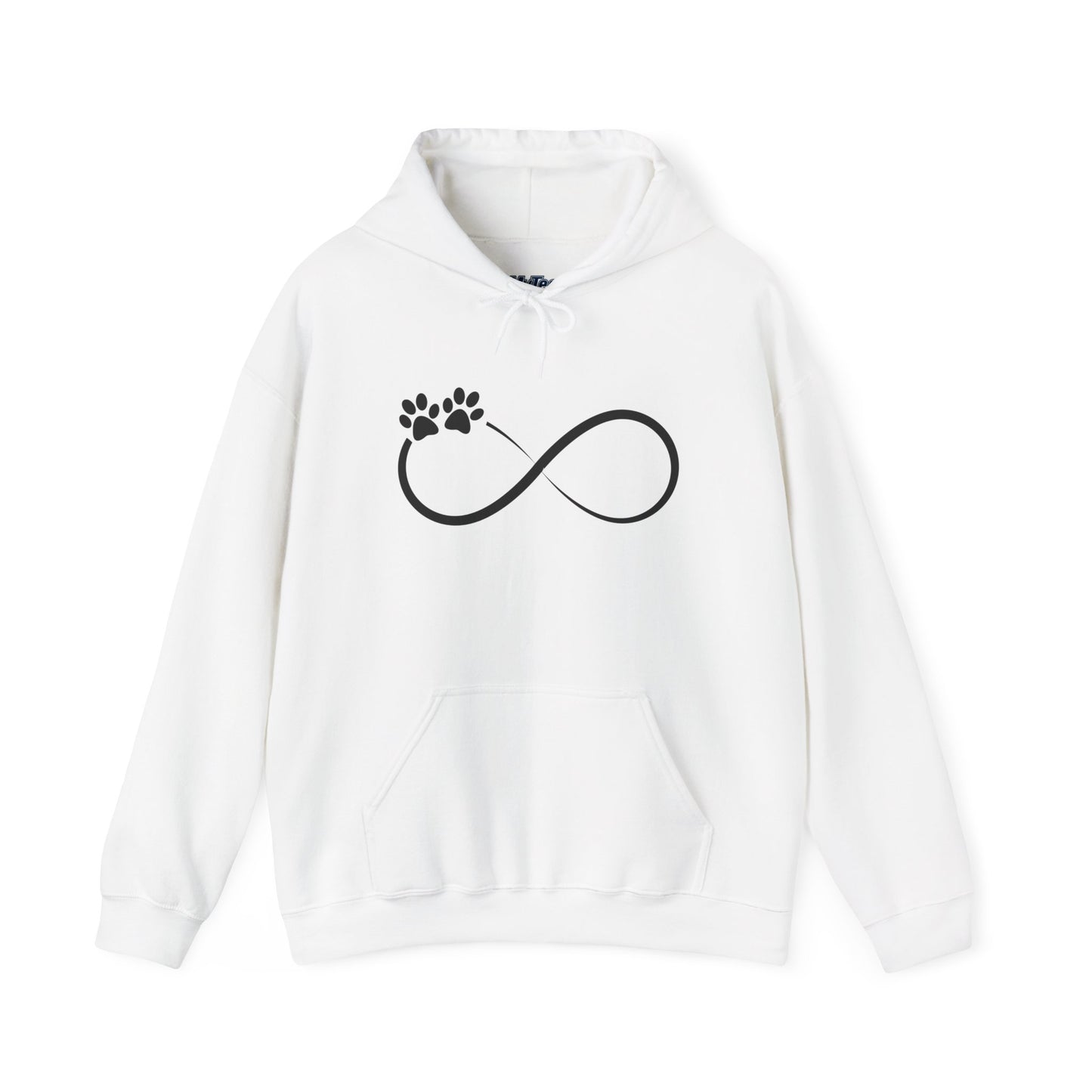 Infinity Paw Unisex Hoodie– Cozy & Timeless Love