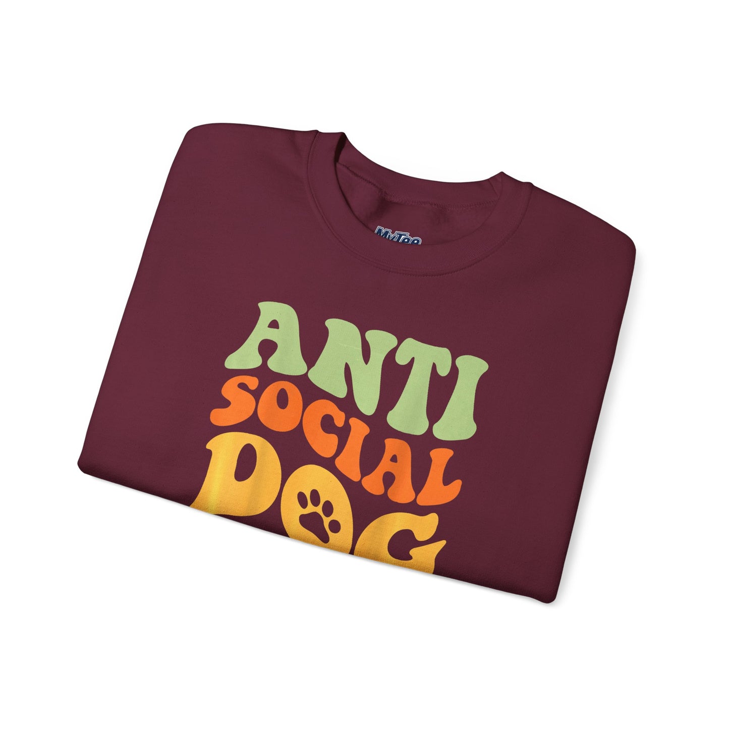 Anti-Social Dog Moms Club Sweatshirt | Relaxed Style For Fur Mama