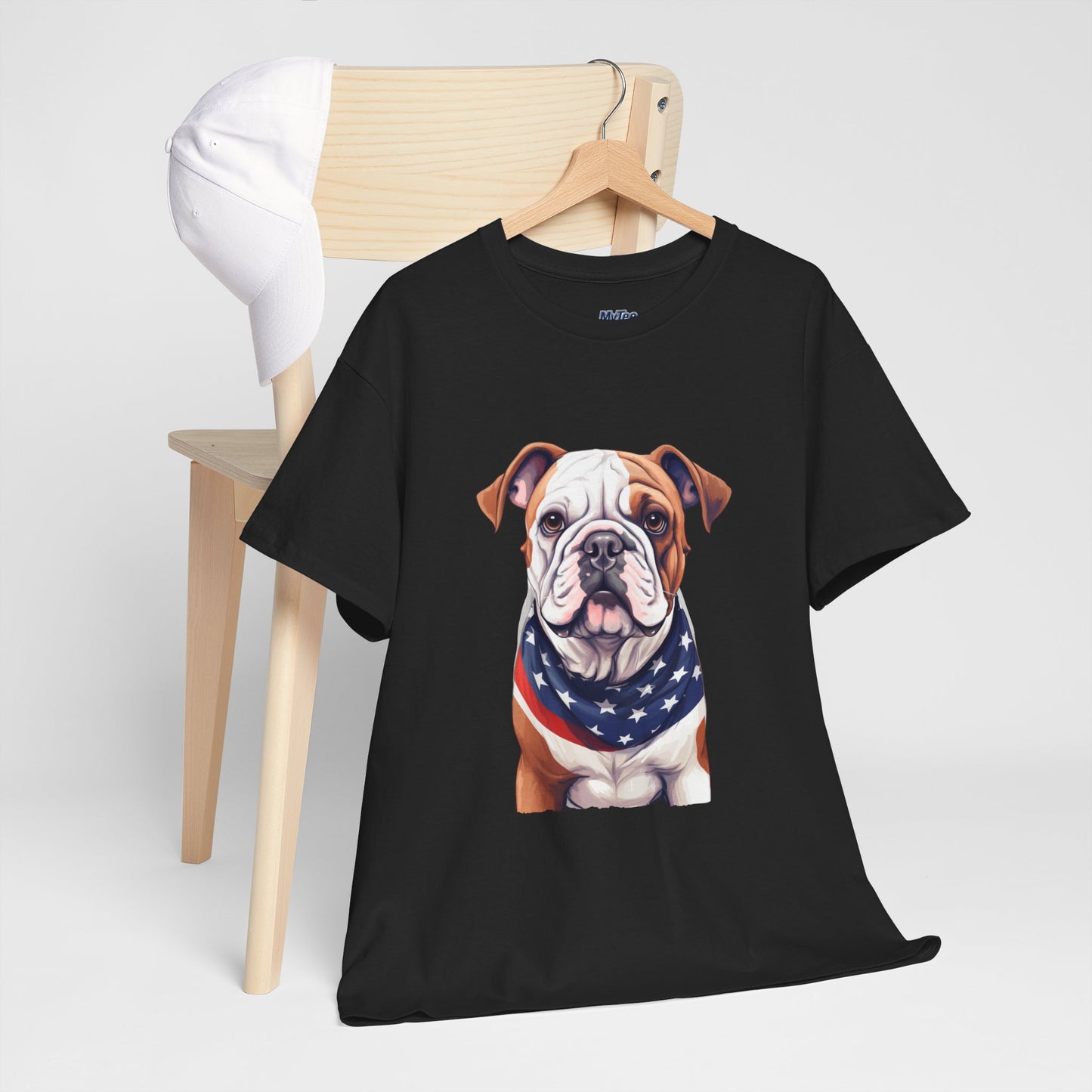 Patriotic Bulldog Unisex T-Shirt