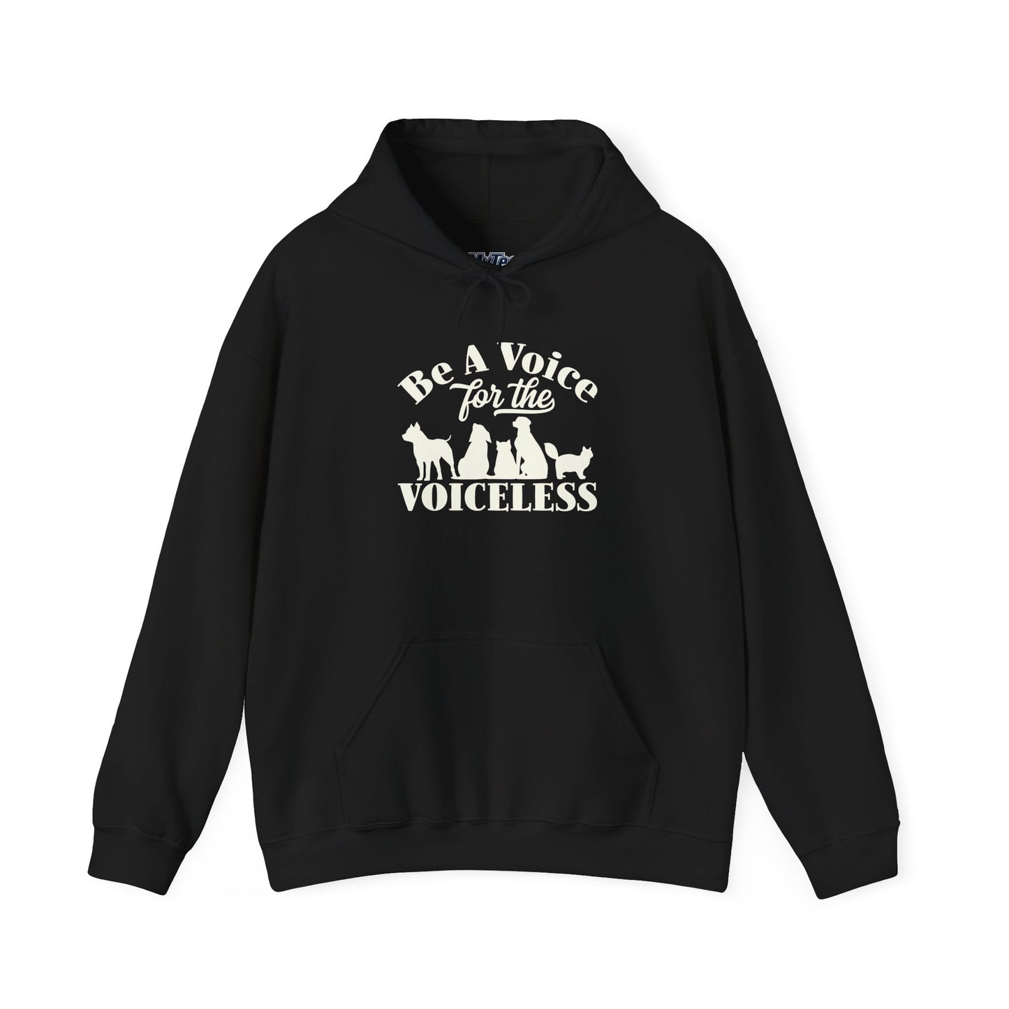 Be A Voice  For The Voiceless Unisex Hoodie – Animal Rescue Awareness