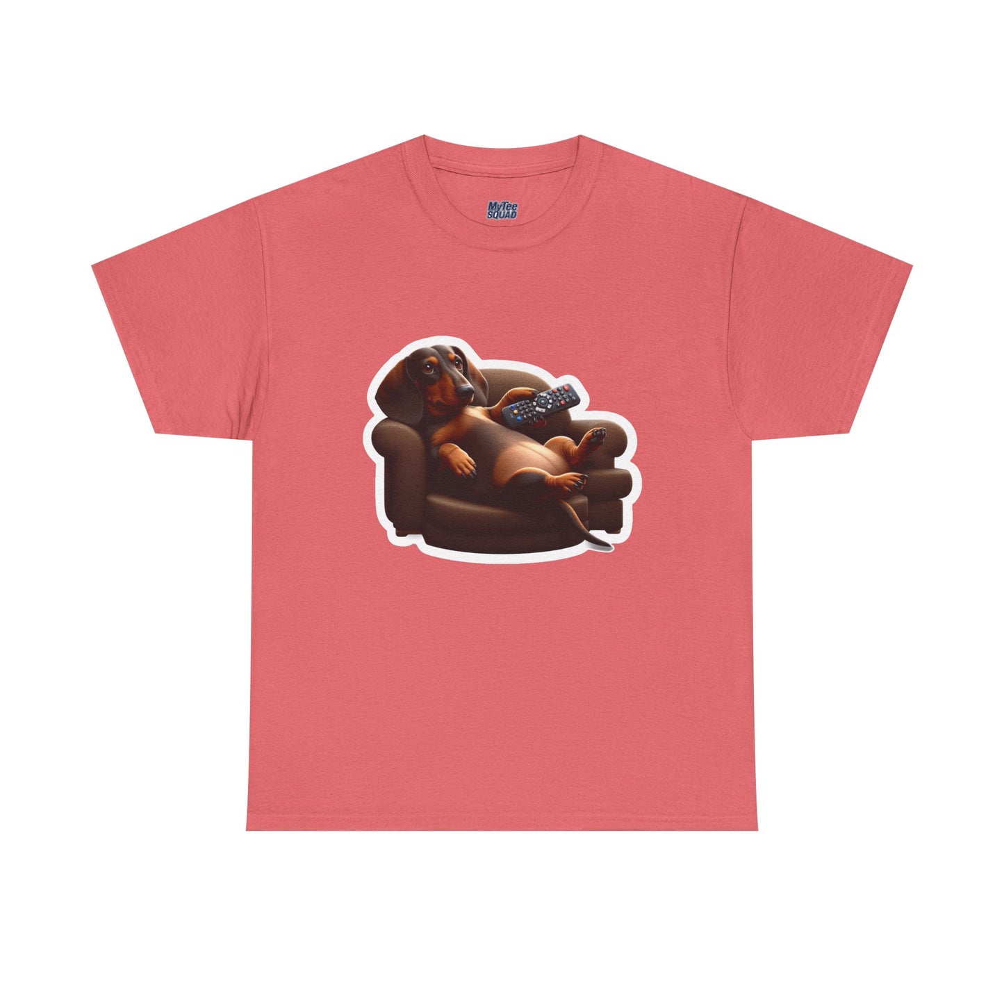Dachshund Chill Mode Tee – Remote In Paw, Stress-Free Style