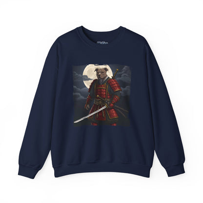 Pitbull Samurai Warrior Sweatshirt | Cozy Crewneck