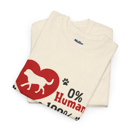 0% Human 100% Labrador Unisex T-Shirt