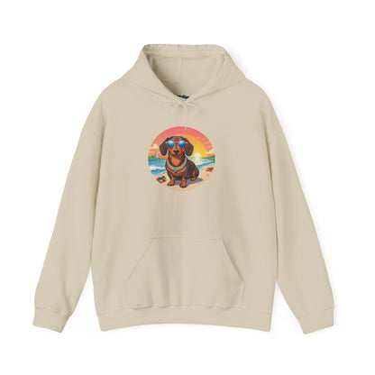 Dachshund Lover's Sunset Unisex Hoodie