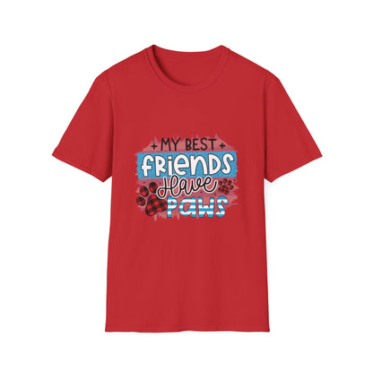 Best Friends Pet Lover T-Shirt, Animal Lover Gift, Cute Graphic Tee, Gift for Dog Owners, Birthday Present, Casual Wear