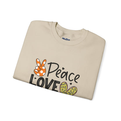 Peace, Love & Dogs Sweatshirt | Perfect Gift for Dog Lovers | Cozy Casual Wear | Pet Lover Apparel