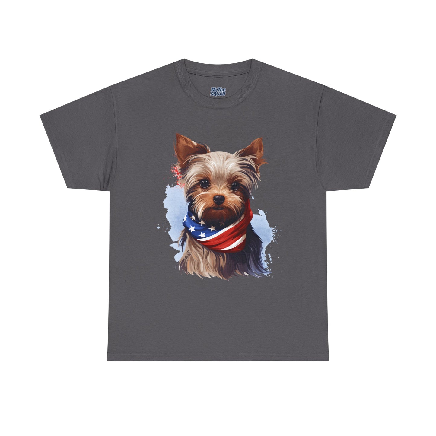 Patriotic Yorkshire Terrier Unisex T-Shirt