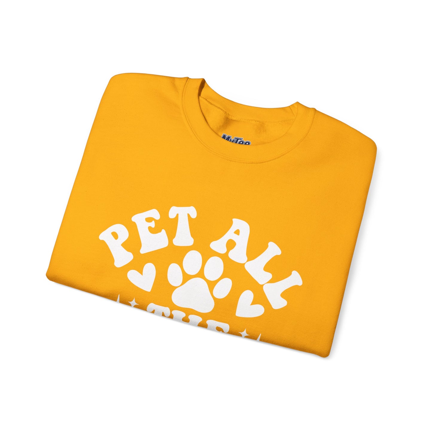 Pet All The Dogs Crewneck Sweatshirt | Cozy Dog Lover Gift
