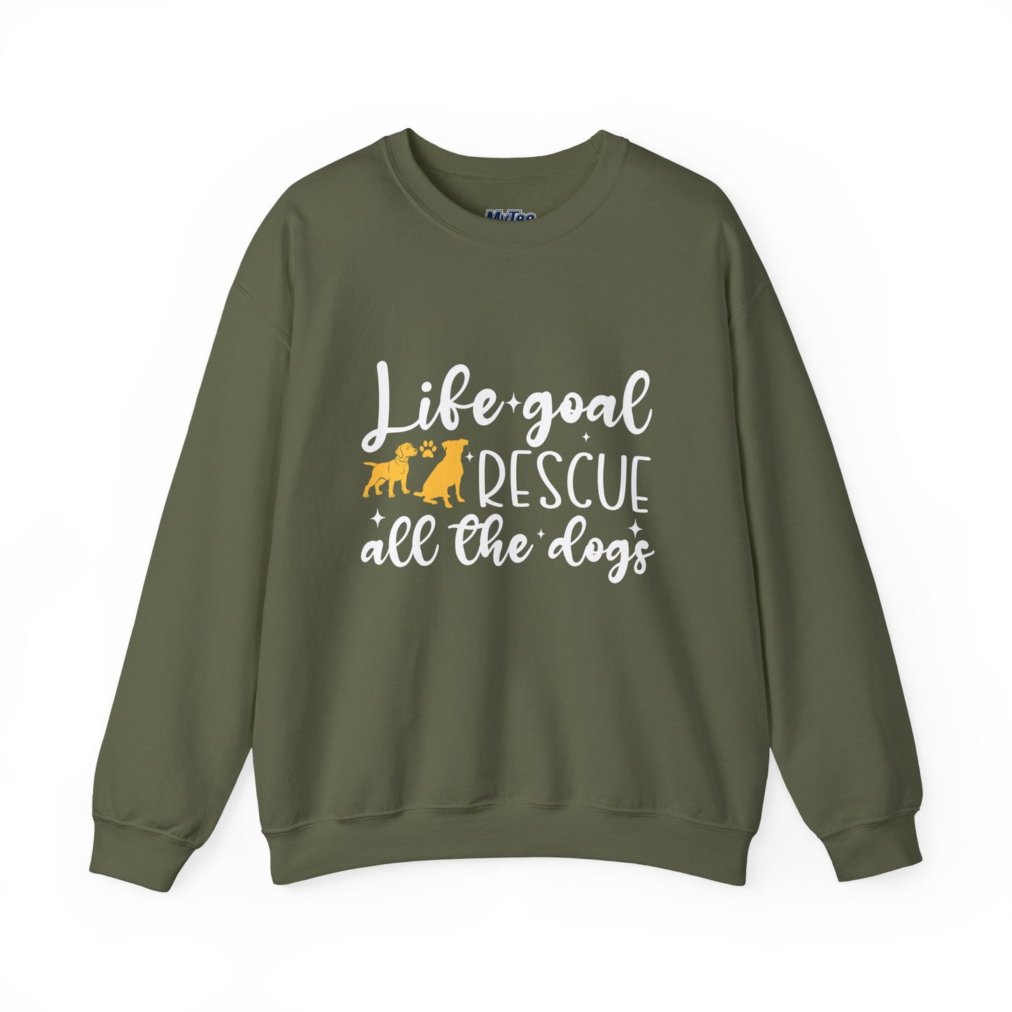 Life Goal Rescue All The Dogs Unisex Sweatshirt | Animal Rescue Merchandise