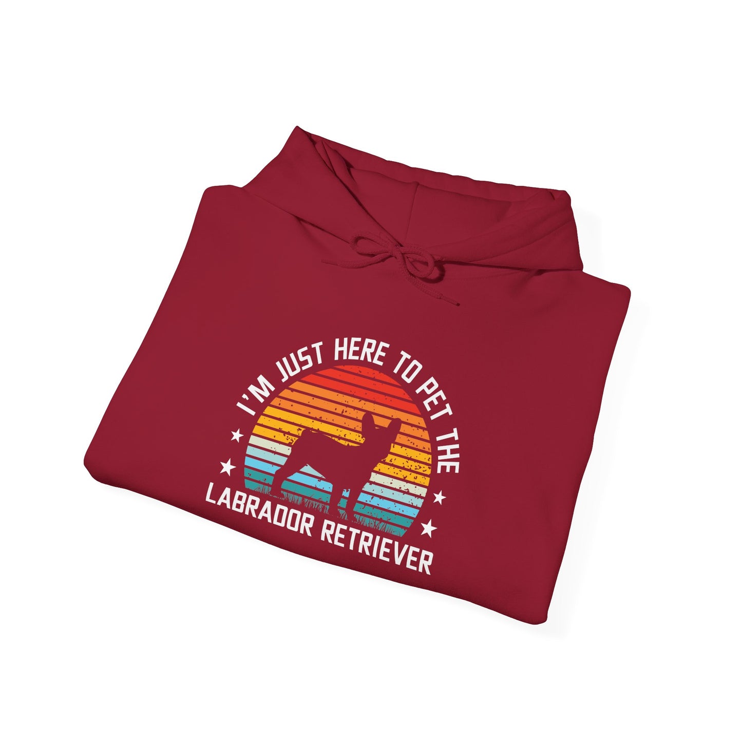 I'm Just Here To Pet The Labrador Retiever Unisex Hoodie